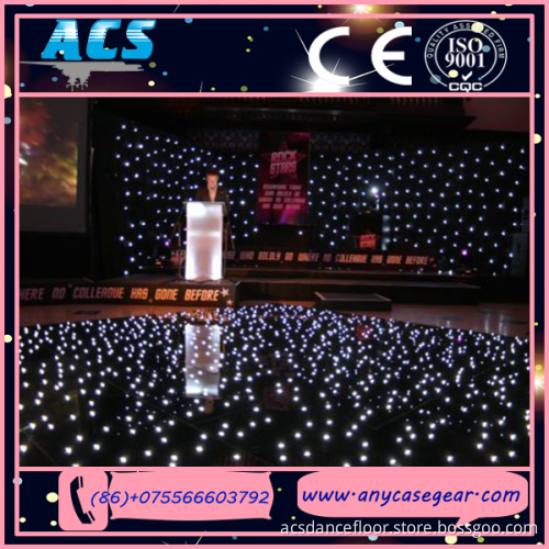 wedding LED starlit dance floor for party portable dance floor
